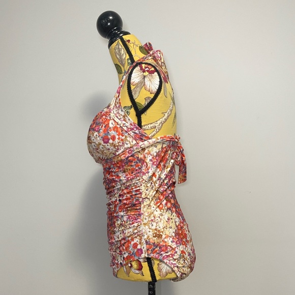 Sunseeker Australia One Piece Sunny Summer Floral Swimsuit Size 12 - Picture 3 of 14